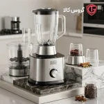 نمای غذاساز بلک اند کوکر BC-FP344 مجهز به تیغه استیل ضدزنگ و لوازم جانبی کامل در گروس کالا