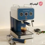 اسپرسوساز راسل هابز با طراحی مدرن و بدنه استیل مناسب تهیه قهوه و اسپرسو خانگی