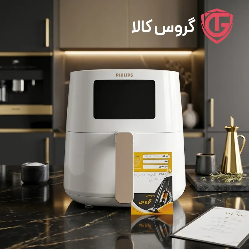 نمای محصول سرخ کن بدون روغن Philips HD9270 مناسب پخت سالم و کم‌چرب از فروشگاه کروس کالا